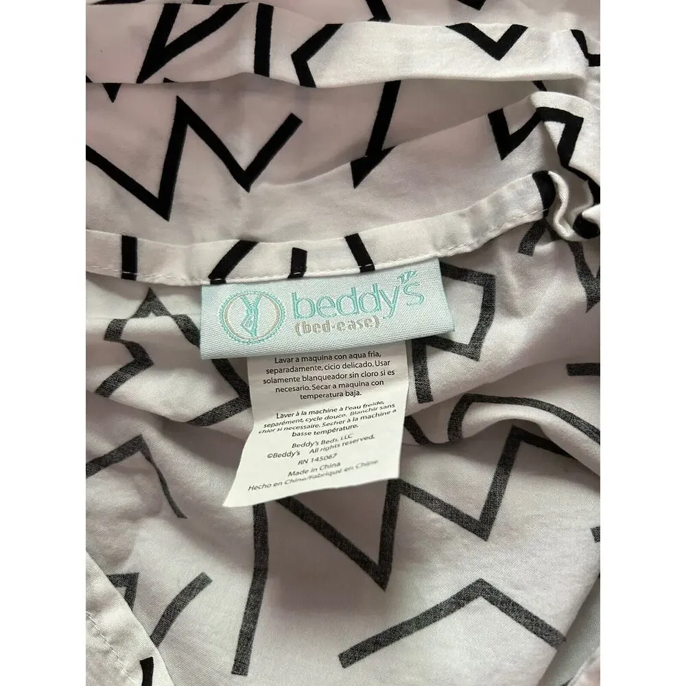 Beddys Checkerboard PILLOW CASE Replacement Set‎ Of 2 Cotton EUC 20x26